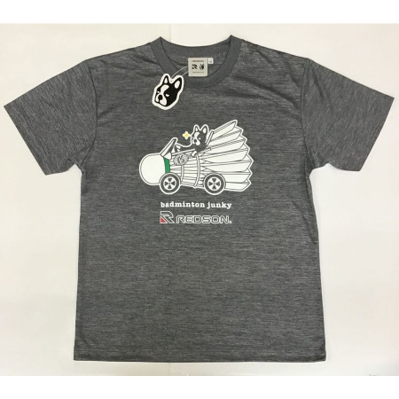 Badminton Junkie Collaboration T-Shirt RD-BJ203（Gray）